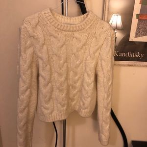 Zara cable knit sweater size small